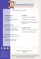 Conferintele Centrului de Filosofie Antica si Medievala